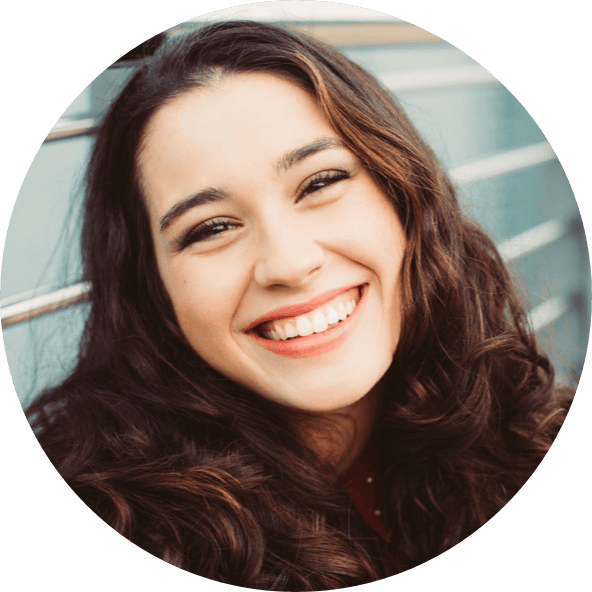 child smiling with braces